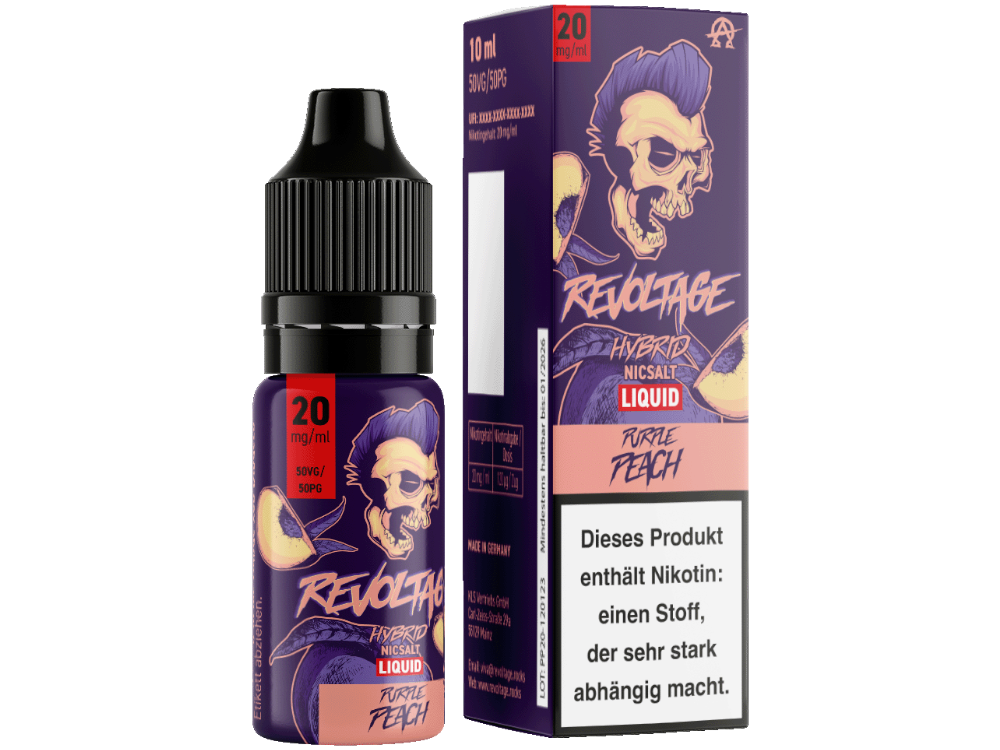 Revoltage - Hybrid Nikotinsalz Liquid - Purple Peach