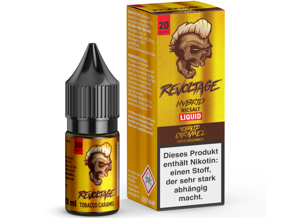 Revoltage - Hybrid Nikotinsalz Liquid - Tobacco Caramel