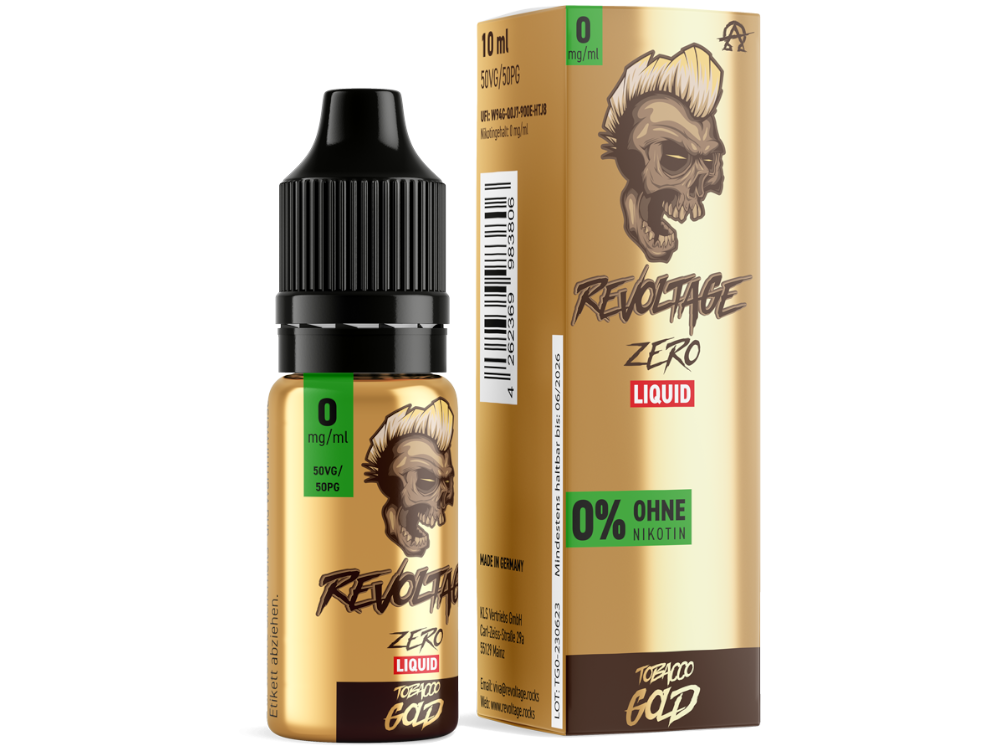 Revoltage - Hybrid Nikotinsalz Liquid - Tobacco Gold