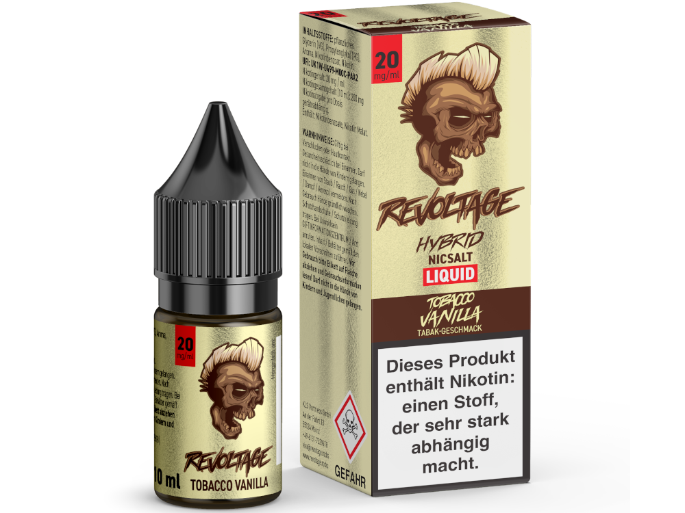 Revoltage - Hybrid Nikotinsalz Liquid - Tobacco Vanilla