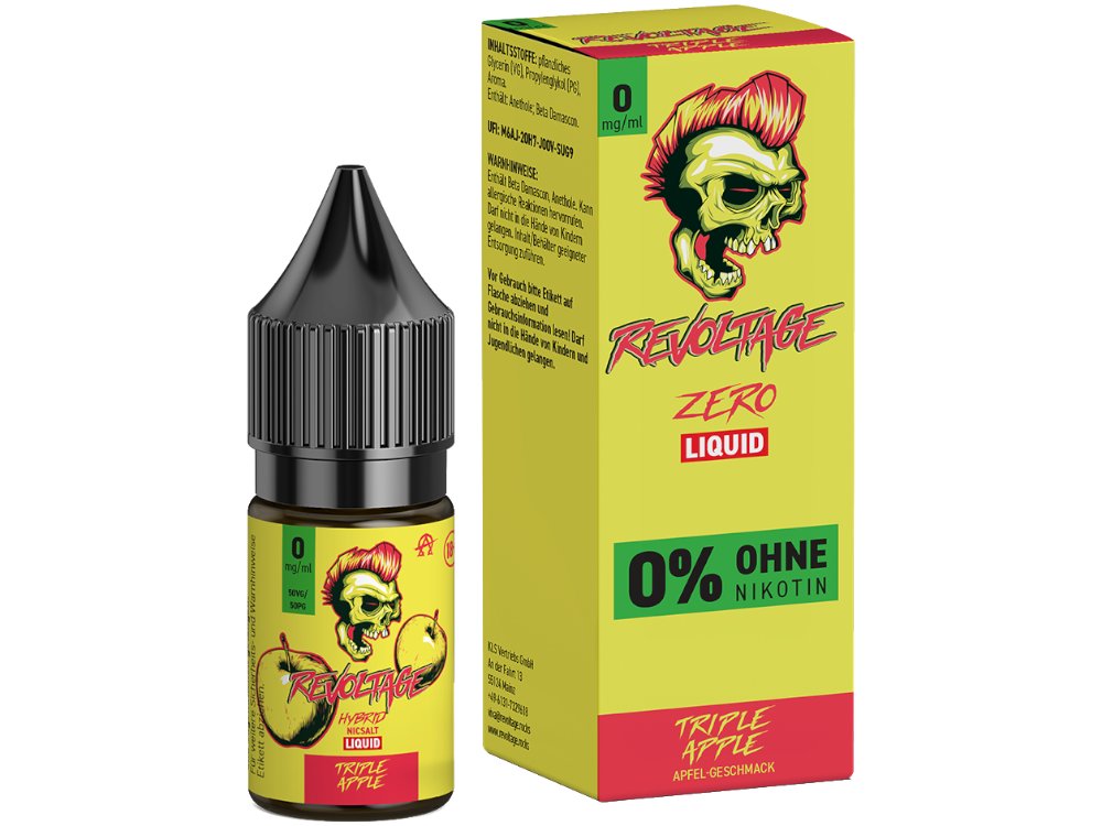 Revoltage - Hybrid Nikotinsalz Liquid - Tripple Apple