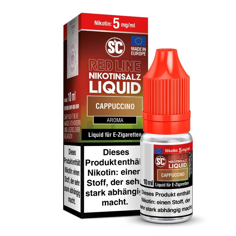 SC - Red Line - Cappuccino - Nikotinsalz Liquid - SC LIQUID