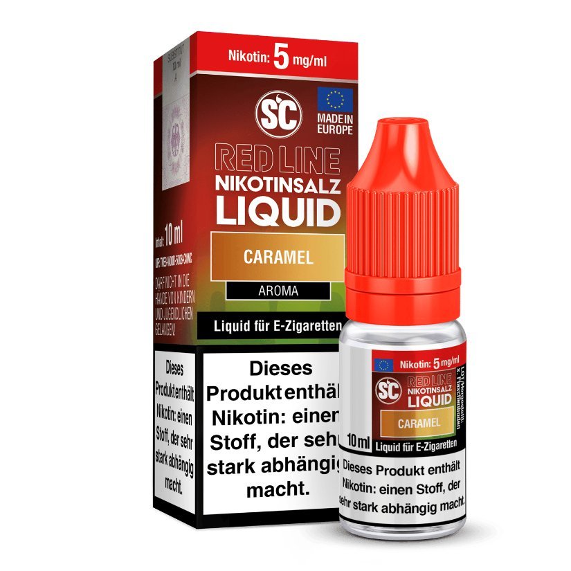 SC - Red Line - Caramel - Nikotinsalz Liquid - SC LIQUID