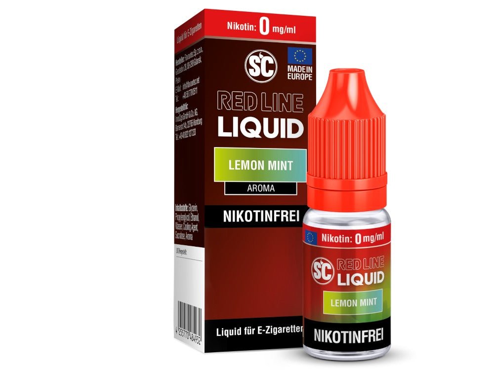 SC - Red Line - Lemon Mint - Nikotinsalz Liquid - SC LIQUID
