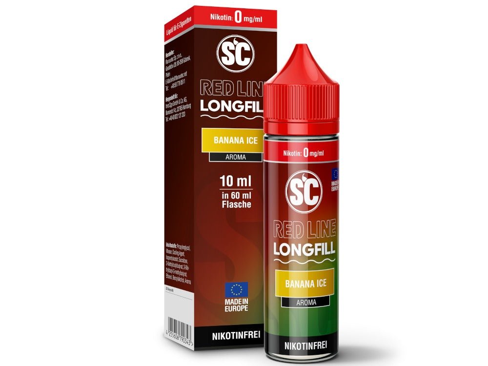 SC - Red Line Longfills 10 ml - Banana Ice - SC LIQUID