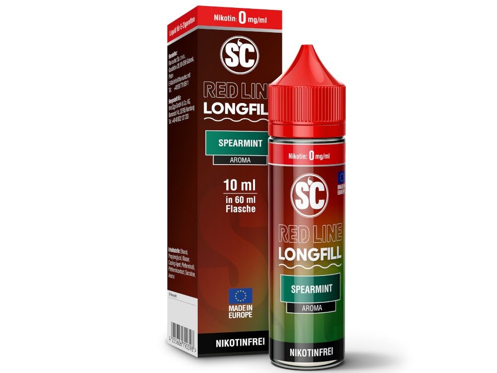 SC - Red Line Longfills 10 ml - Spearmint - SC LIQUID