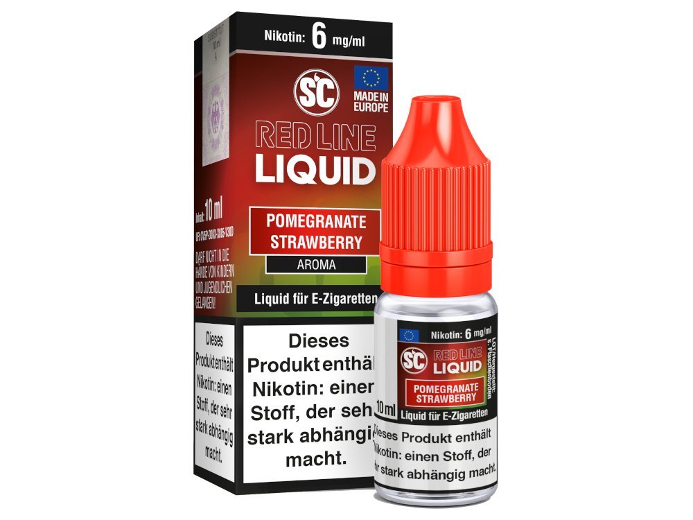 SC - Red Line Nikotin - Pomegranate Strawberry - SC LIQUID