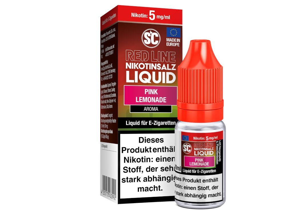 SC - Red Line - Pink Lemonade - Nikotinsalz Liquid - SC LIQUID