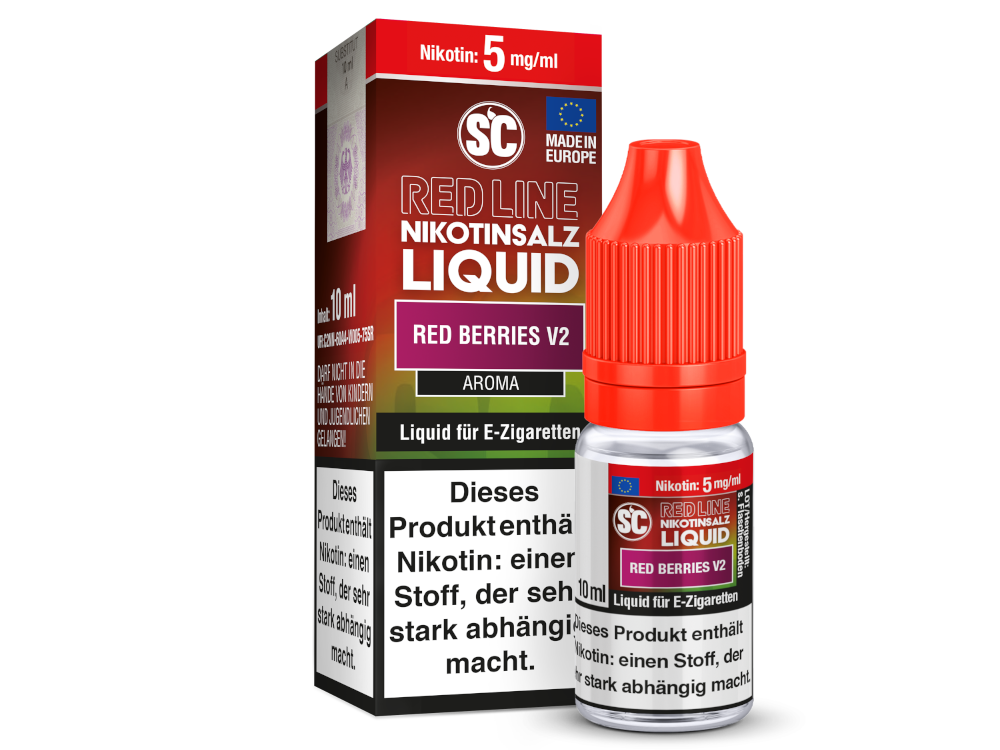 SC - Red Line - Red Berries V2 - Nikotinsalz Liquid