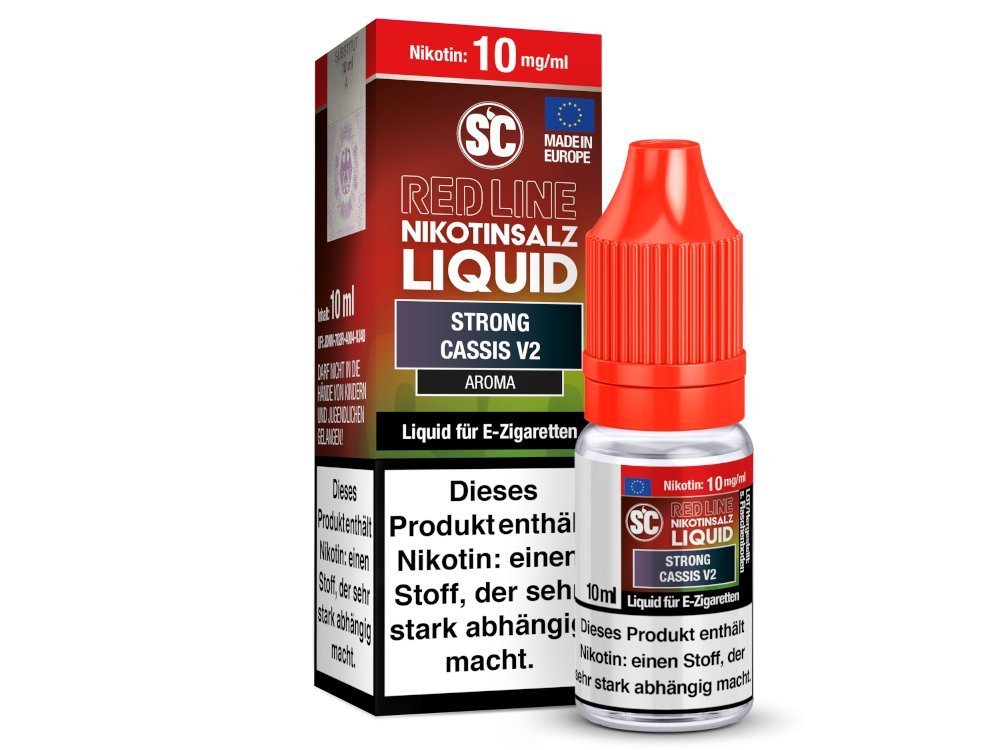 SC - Red Line - Strong Cassis V2 - Nikotinsalz Liquid - SC LIQUID