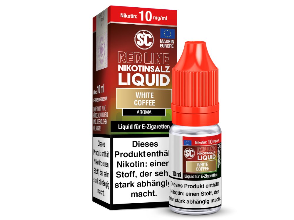 SC - Red Line - White Coffee - Nikotinsalz Liquid