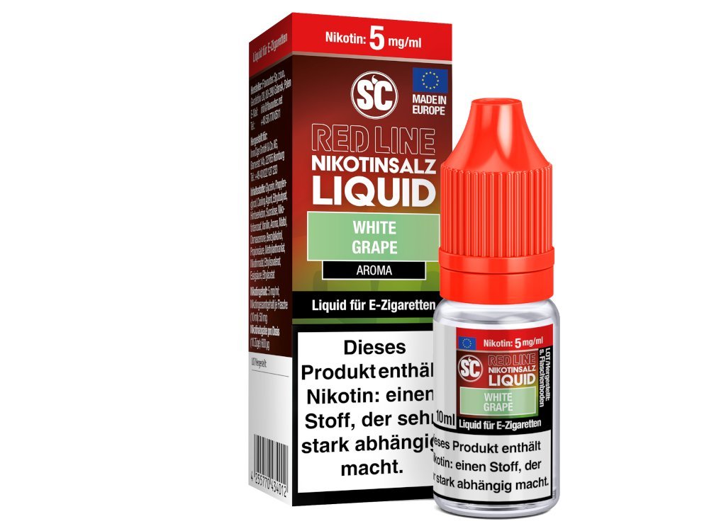 SC - Red Line - White Grape - Nikotinsalz Liquid - SC LIQUID