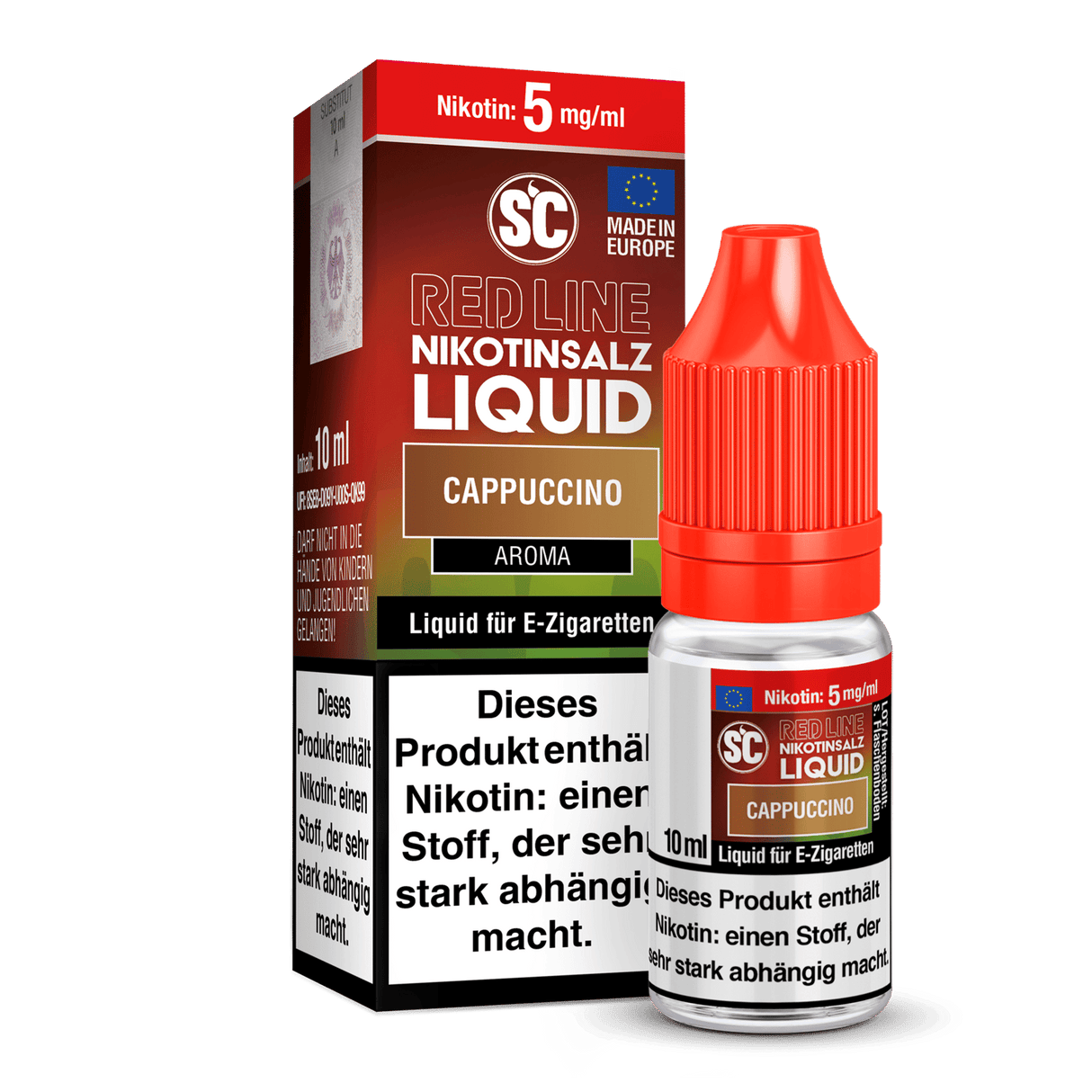 SC - Red Line - Cappuccino - Nikotinsalz Liquid