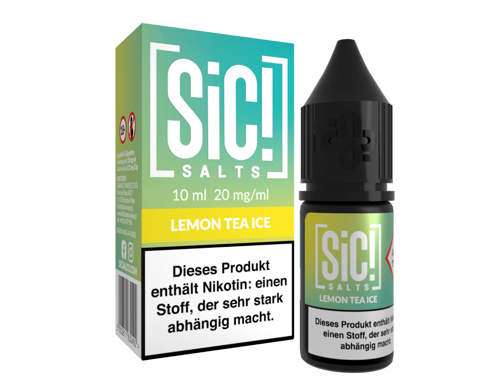 SiC! Salts - Nikotinsalz Liquid - Lemon Tea Ice - SIC! SALTS