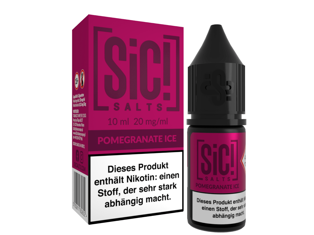 SiC! Salts - Nikotinsalz Liquid - Pomegranate Ice - SIC! SALTS