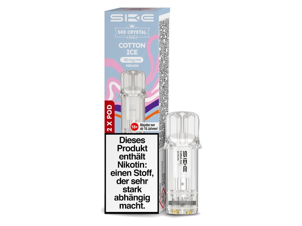 SKE - Crystal Plus Pod (2 Stück pro Packung) - Cotton Ice - SKE