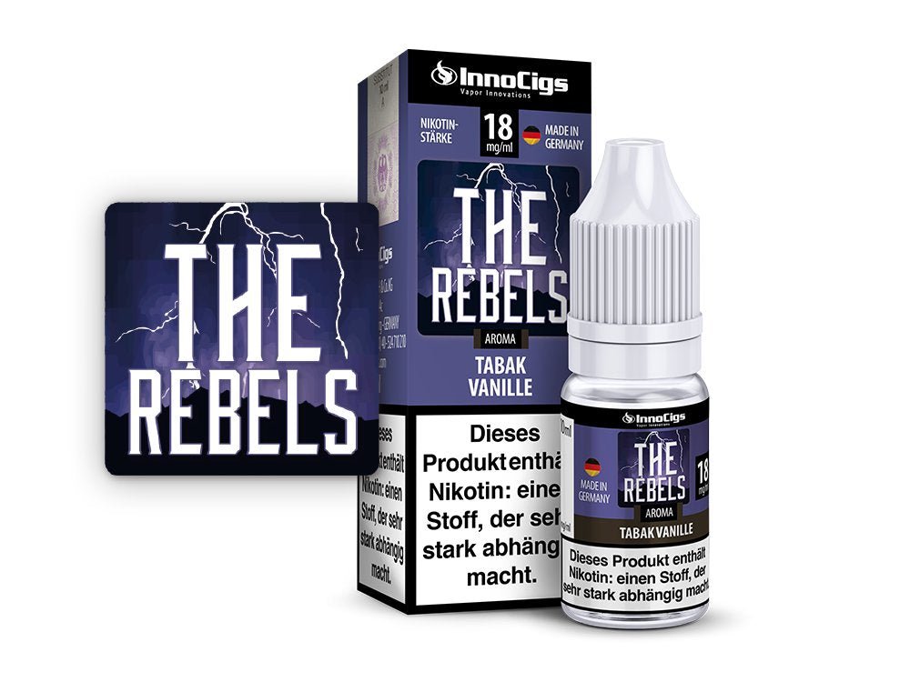 The Rebels Tabak Vanille Aroma - Liquid für E - Zigaretten - INNOCIGS LIQUID