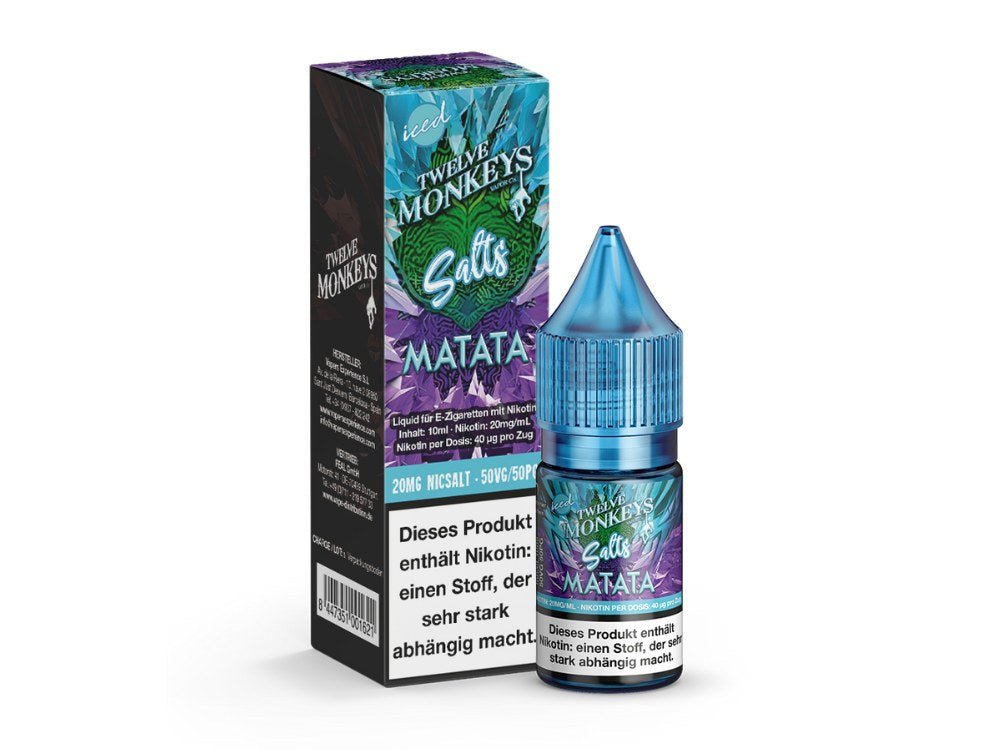 Twelve Monkeys - Iced - Nikotinsalz Liquid - Matata - TWELVE MONKEYS