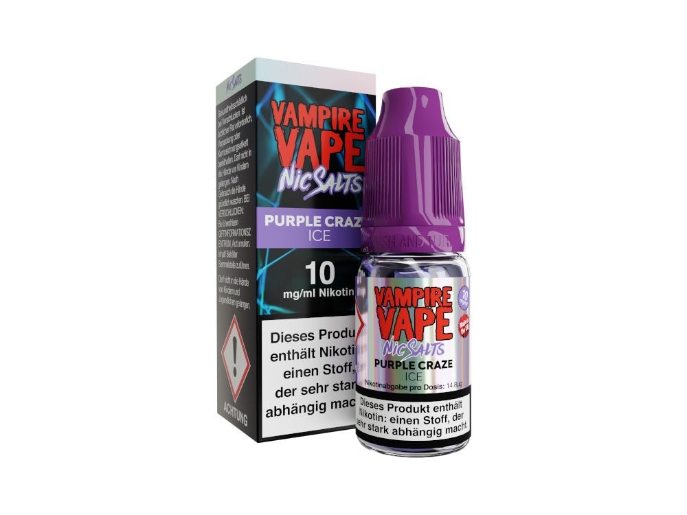 Vampire Vape - Purple Craze Ice - Nikotinsalz Liquid - VAMPIRE VAPE