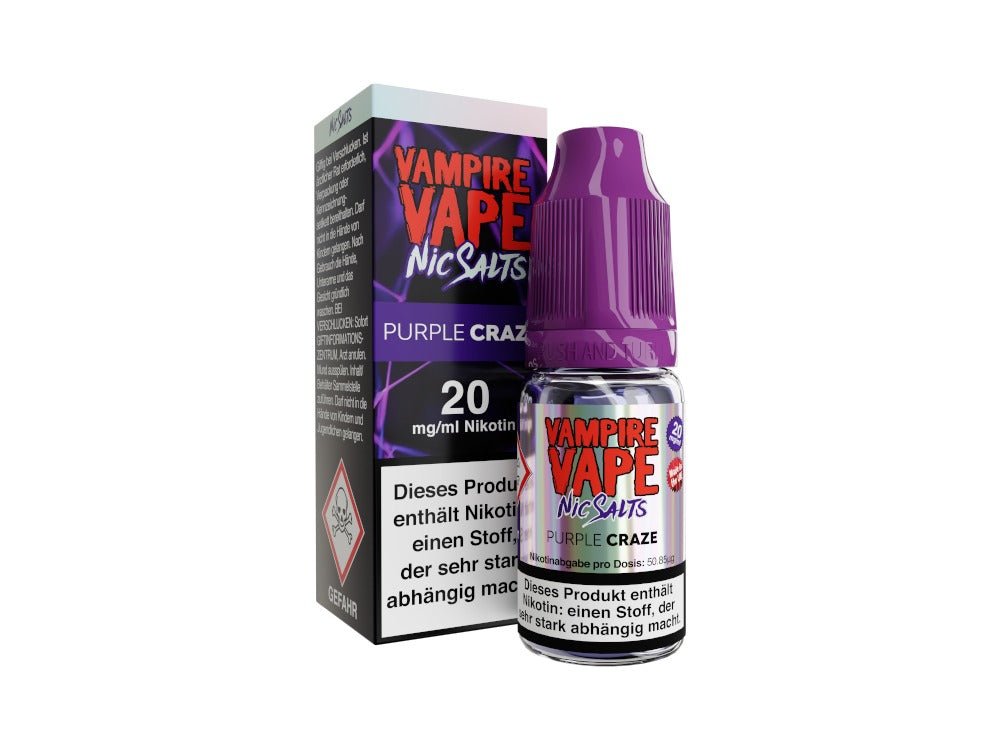 Vampire Vape - Purple Craze - Nikotinsalz Liquid - VAMPIRE VAPE