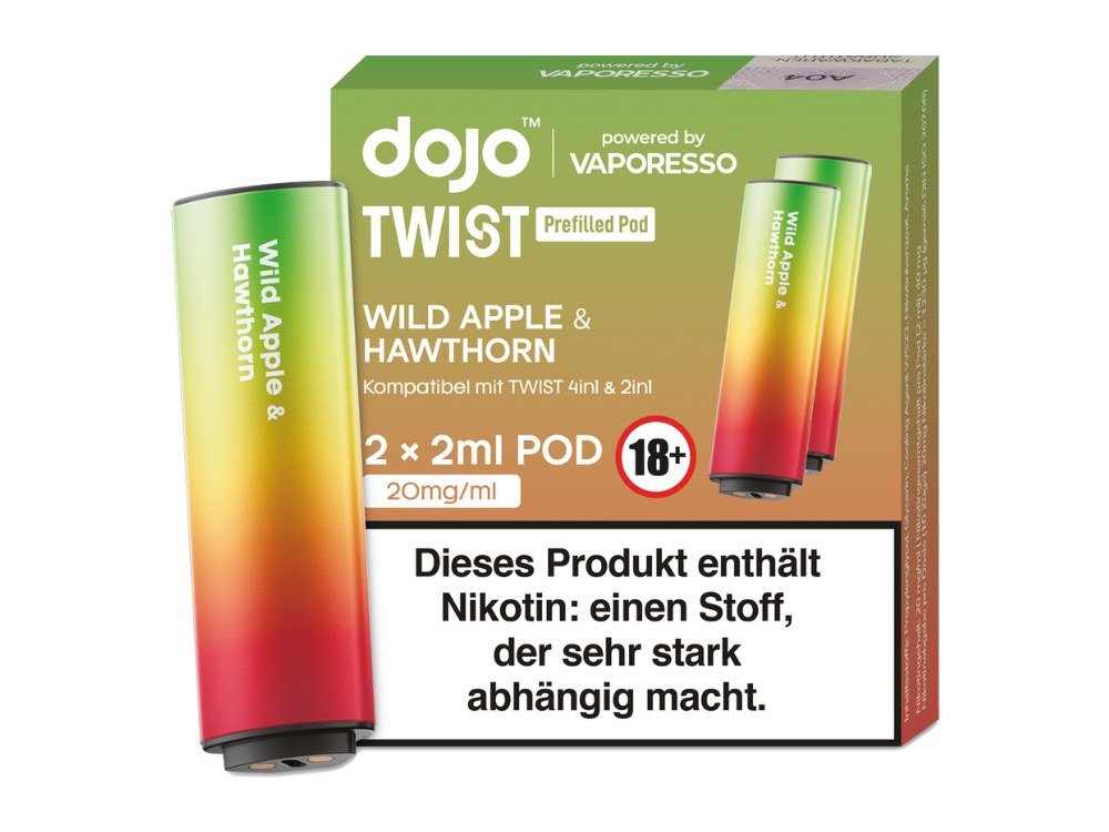 Vaporesso - Dojo - Twist Pod 20 mg/ml (2 Stück pro Packung) - Blueberry Cherry Cranberry - DOJO