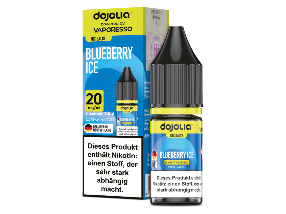 Vaporesso - Dojoliq - Nikotinsalz Liquid  - Blueberry Ice
