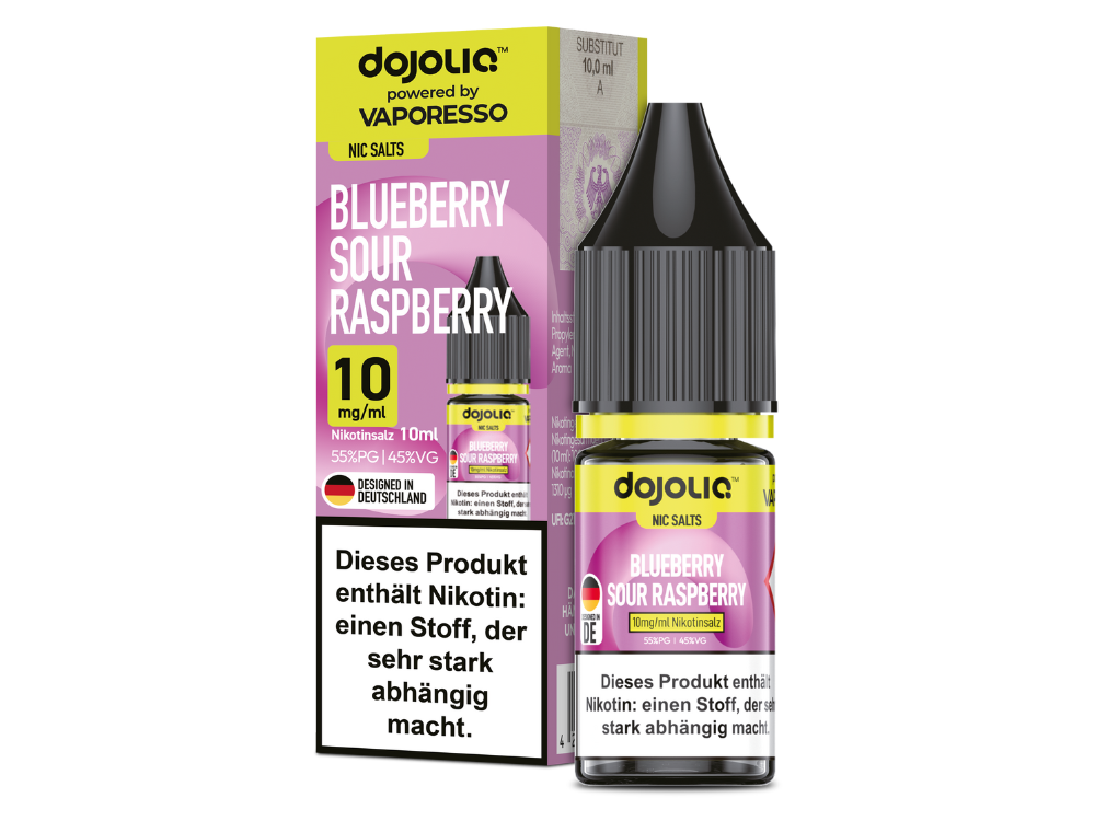 Vaporesso - Dojoliq - Nikotinsalz Liquid  - Blueberry Sour Raspberry