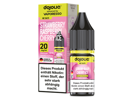 Vaporesso - Dojoliq - Nikotinsalz Liquid  - Strawberry Raspberry Cherry Ice