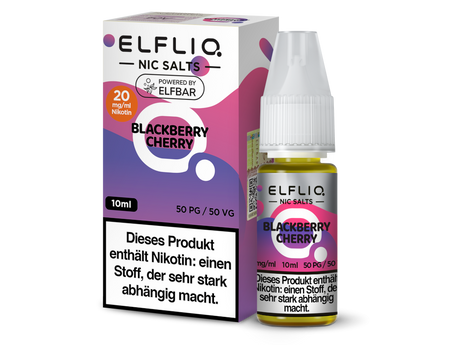 ELFLIQ - Blackberry Cherry - Nikotinsalz Liquid