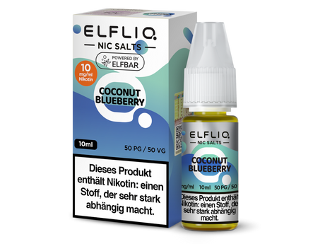 ELFLIQ - Coconut Blueberry - Nikotinsalz Liquid