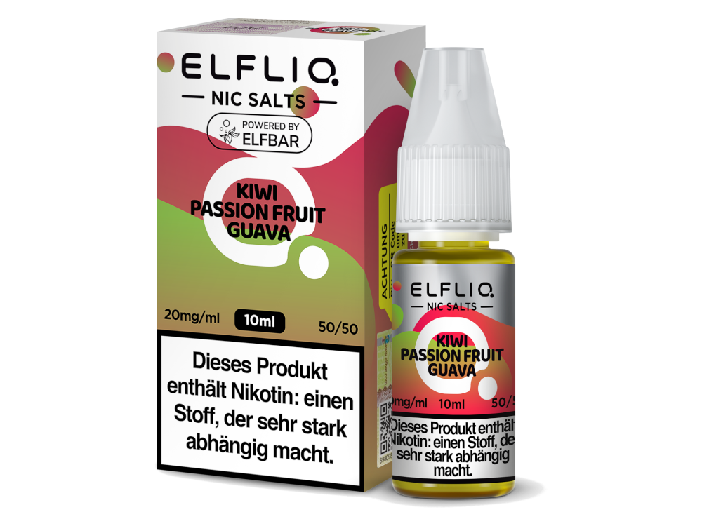 ELFLIQ - Kiwi Passion Fruit Guava - Nikotinsalz Liquid