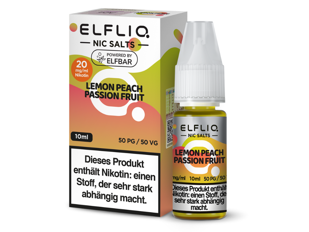 ELFLIQ - Lemon Peach Passion Fruit - Nikotinsalz Liquid