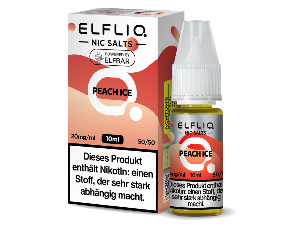 ELFLIQ - Peach Ice - Nikotinsalz Liquid