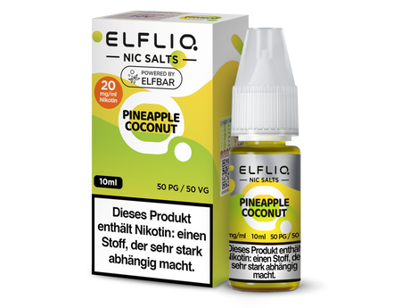 ELFLIQ - Pineapple Coconut - Nikotinsalz Liquid