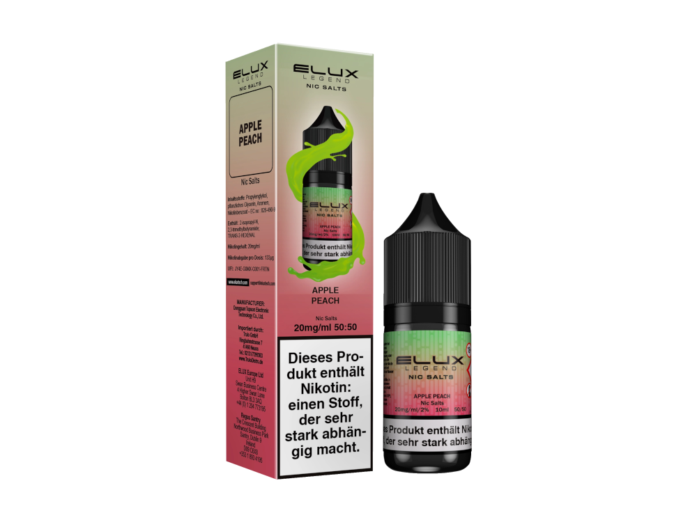 Elux - Nikotinsalz Liquid  - Apple Peach