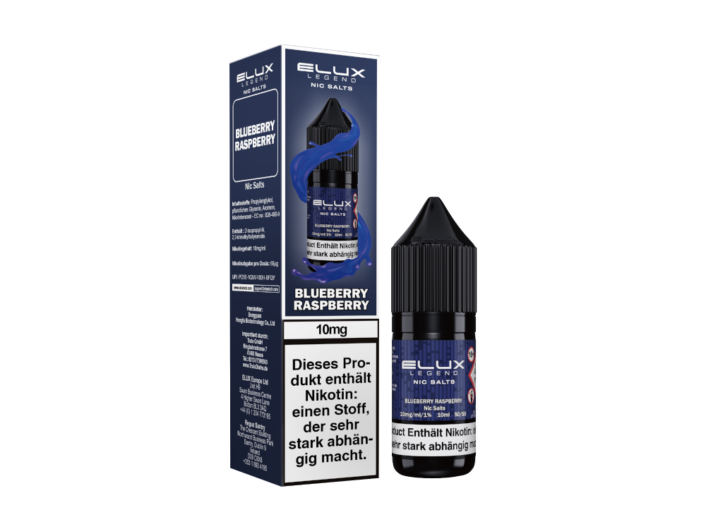 Elux - Nikotinsalz Liquid  - Blueberry Raspberry