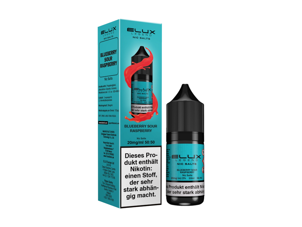 Elux - Nikotinsalz Liquid  - Blueberry Sour Raspberry