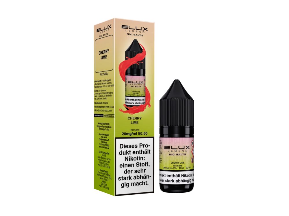 Elux - Nikotinsalz Liquid  - Cherry Lime