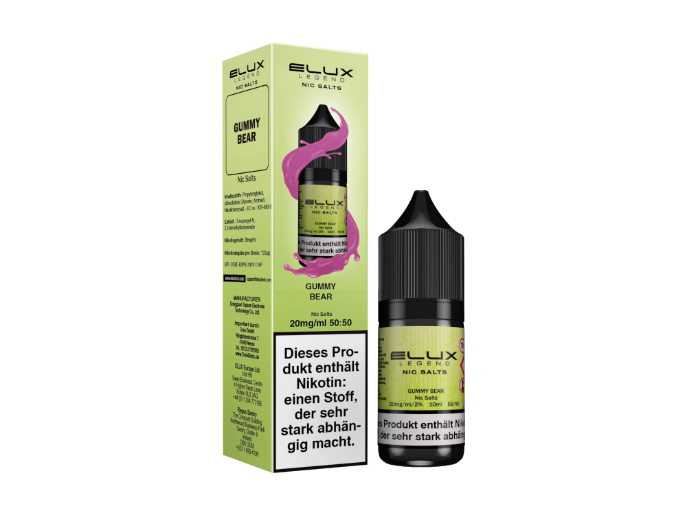 Elux - Nikotinsalz Liquid  - Gummy Bear
