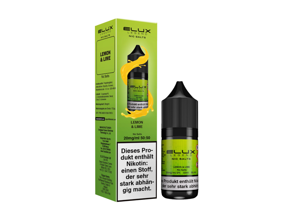 Elux - Nikotinsalz Liquid  - Lemon & Lime