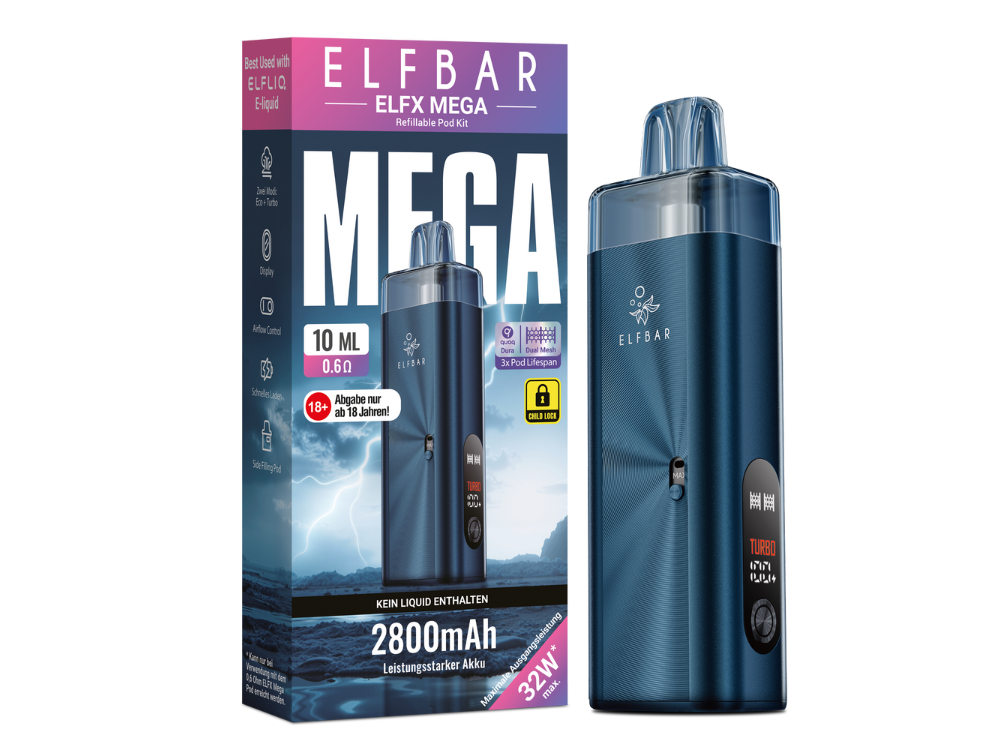 Elfbar - Elfx Mega E-Zigaretten Set
