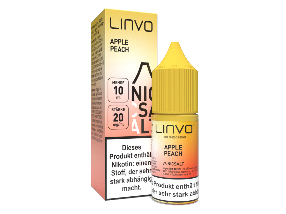 Linvo - Nikotinsalz Liquid - Apple Peach