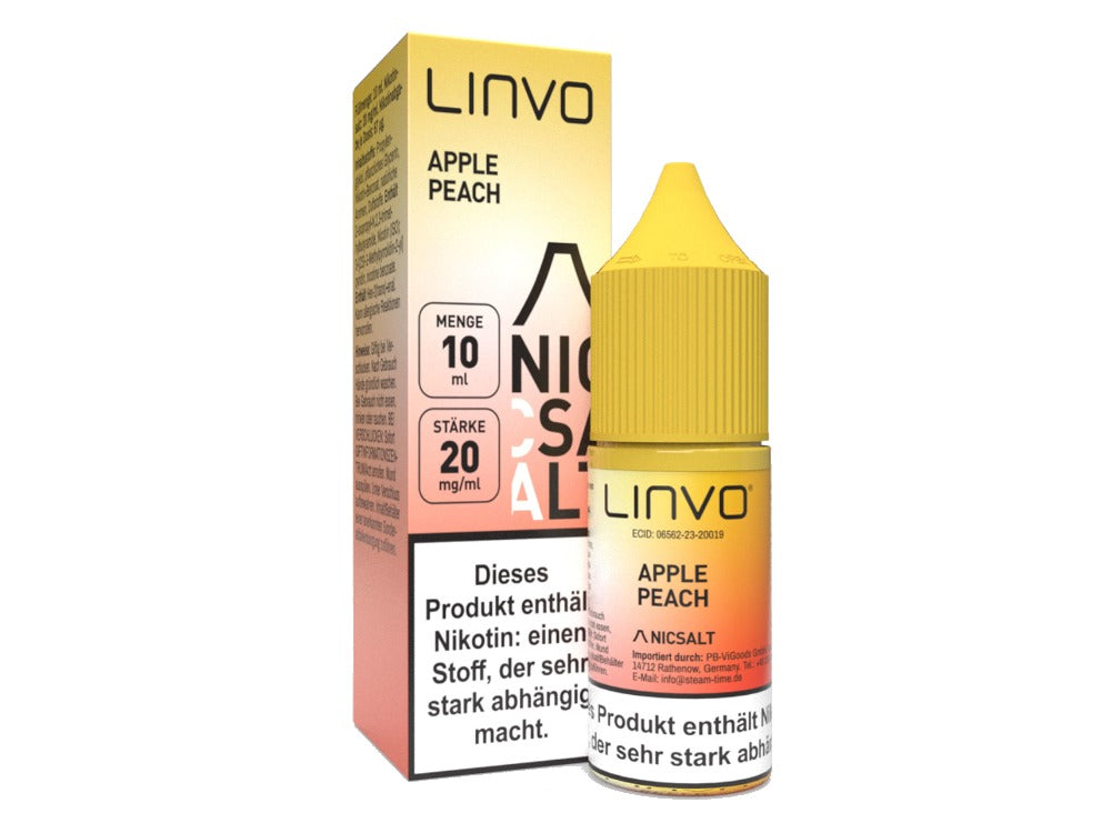 Linvo - Nikotinsalz Liquid - Apple Peach