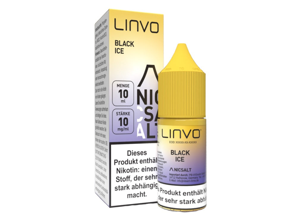 Linvo - Nikotinsalz Liquid - Black Ice