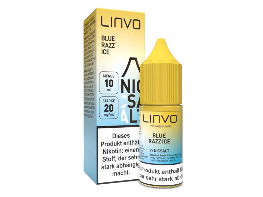 Linvo - Nikotinsalz Liquid - Blue Razz Ice
