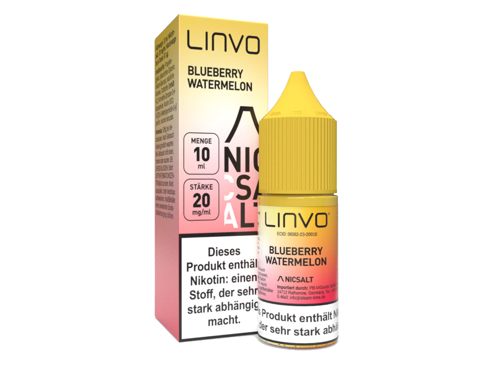 Linvo - Nikotinsalz Liquid - Blueberry Watermelon