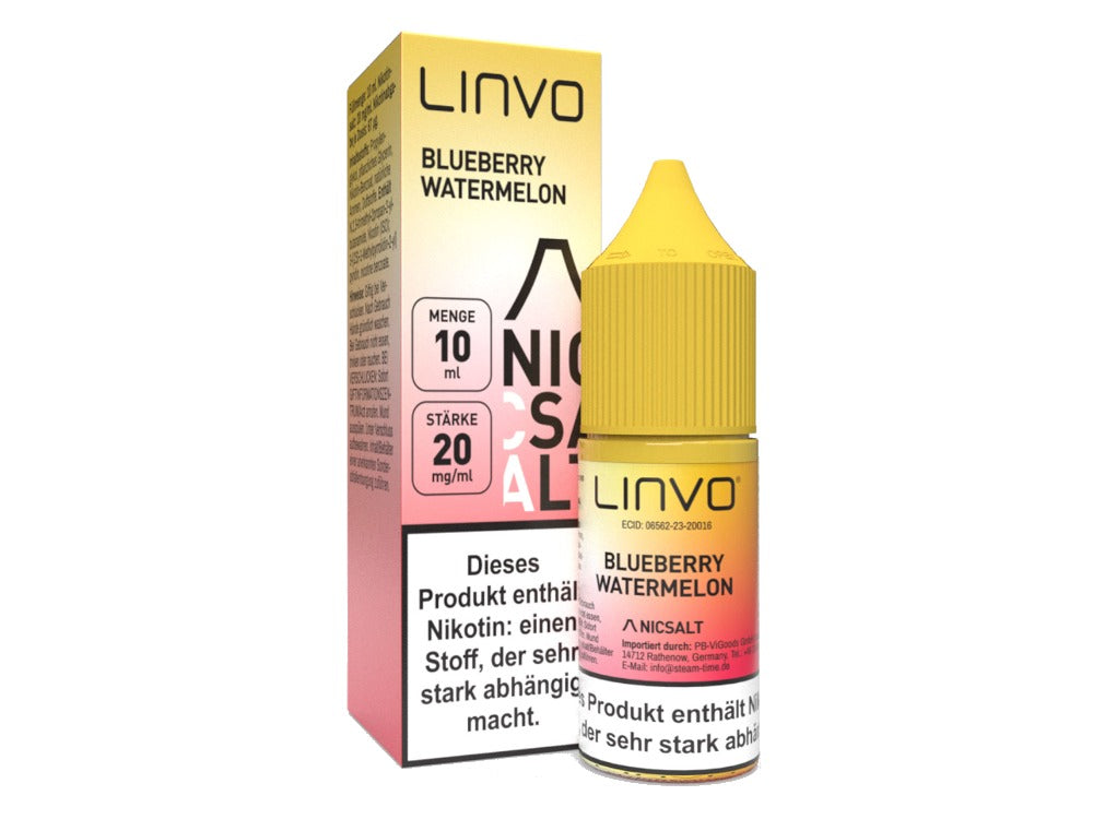 Linvo - Nikotinsalz Liquid - Blueberry Watermelon