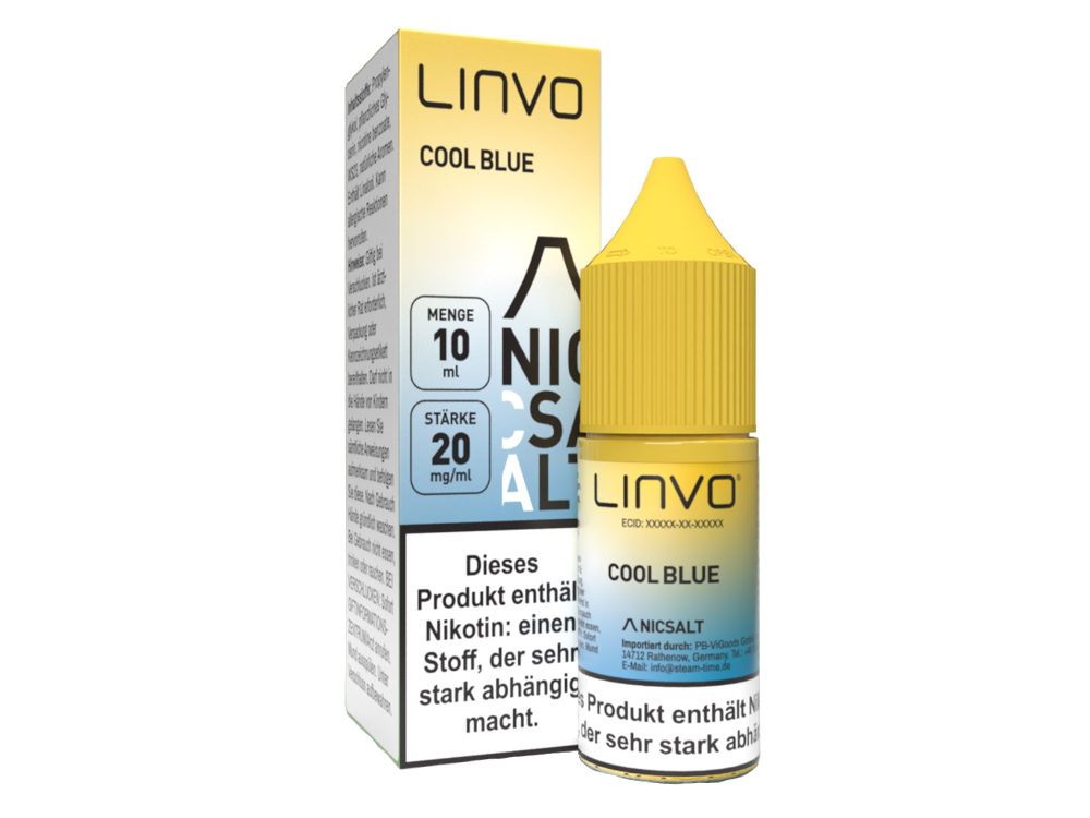 Linvo - Nikotinsalz Liquid - Cool Blue