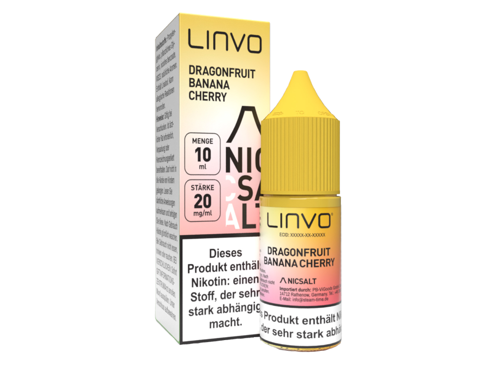 Linvo - Nikotinsalz Liquid - Dragonfruit Banana Cherry