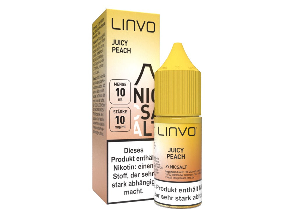 Linvo - Nikotinsalz Liquid - Juicy Peach